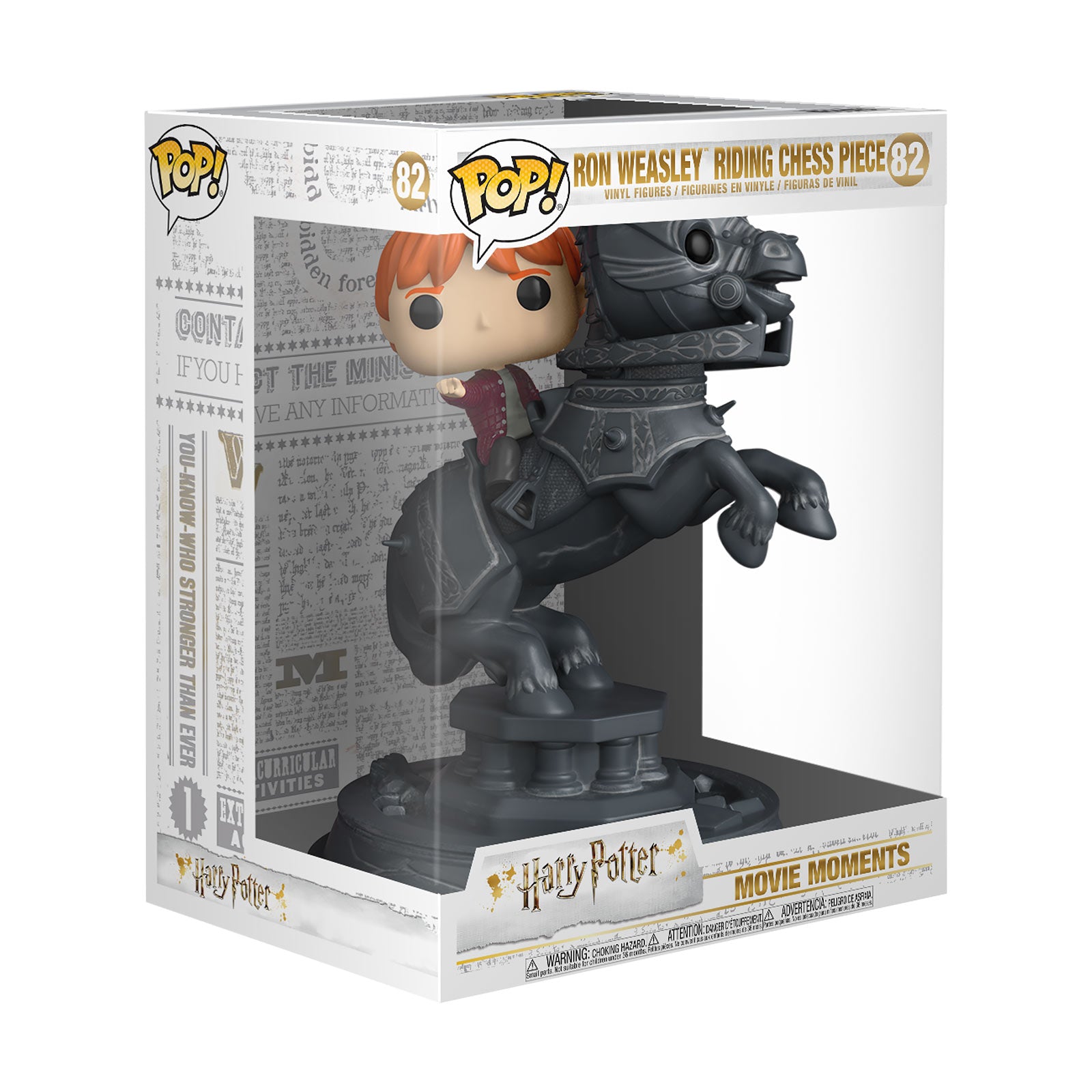Zdjęcie produktu Harry Potter - Ron z figurką szachową Funko Pop 21 cm