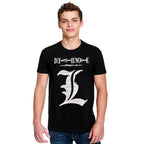Product image Death Note - L Silhouette T-Shirt Black
