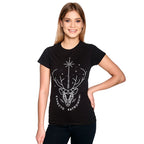 Zdjęcie produktu Harry Potter - Expecto Patronum T-Shirt damskie czarne