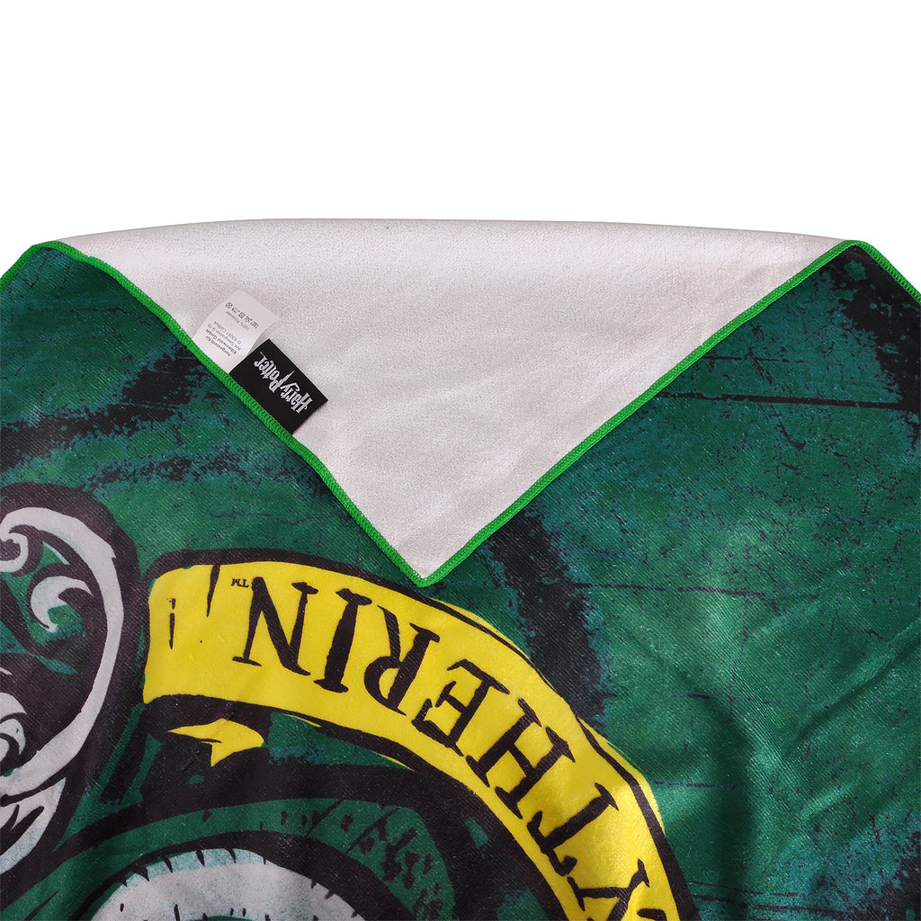 Zdjęcie produktu Harry Potter - Ręcznik plażowy z herbem Slytherinu