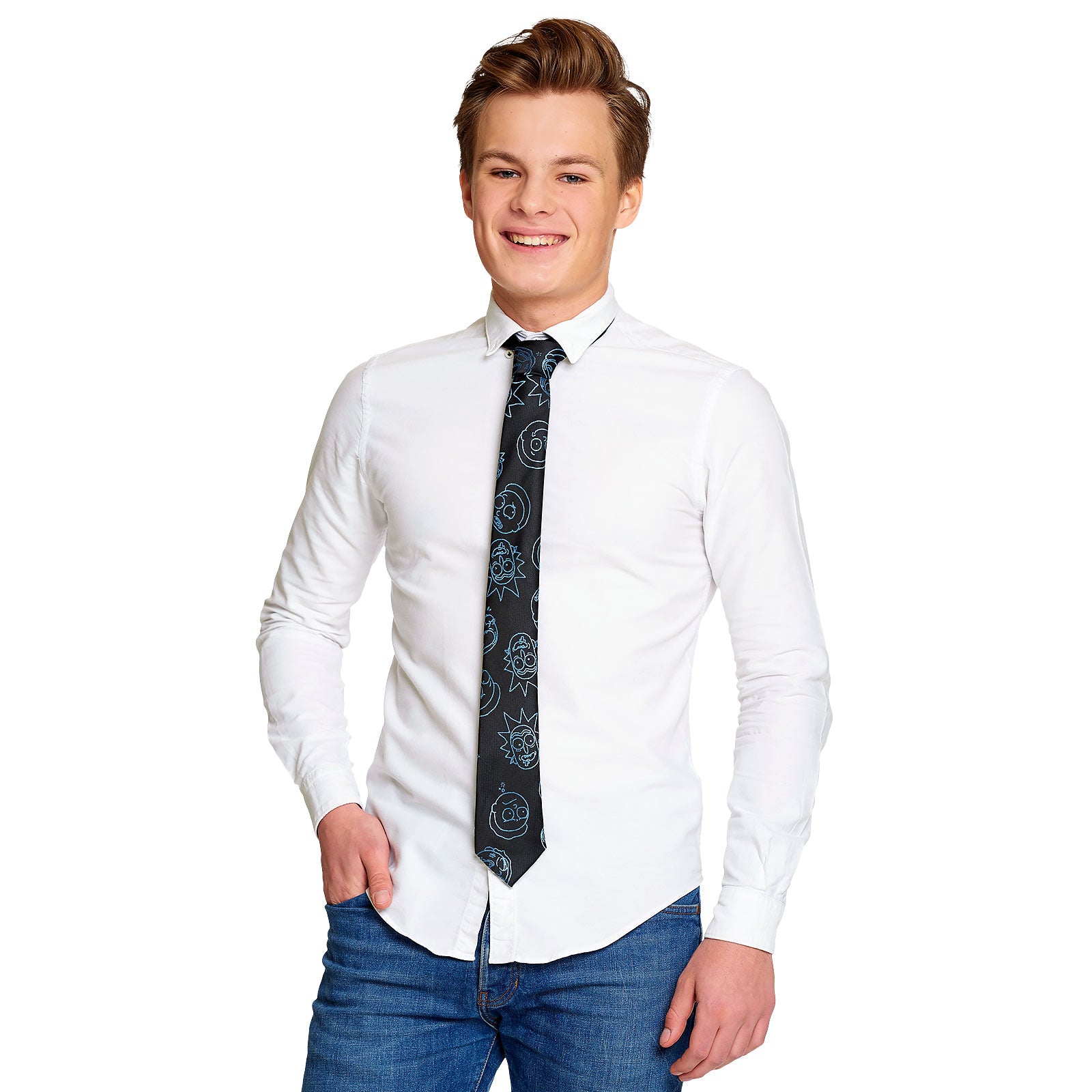 Product image Rick and Morty - Faces Tie black