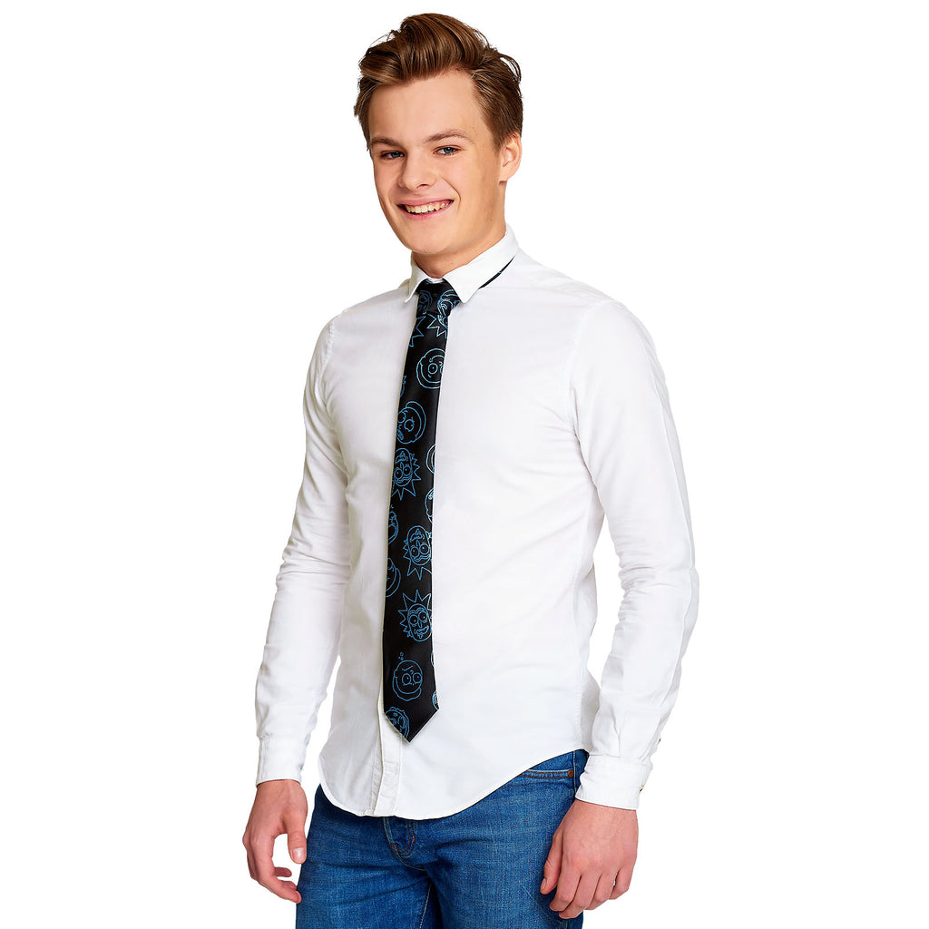 Product image Rick and Morty - Faces Tie black