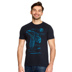 Zdjęcie produktu Star Trek - Discovery Phaser T-Shirt niebieski
