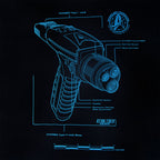 Zdjęcie produktu Star Trek - Discovery Phaser T-Shirt niebieski