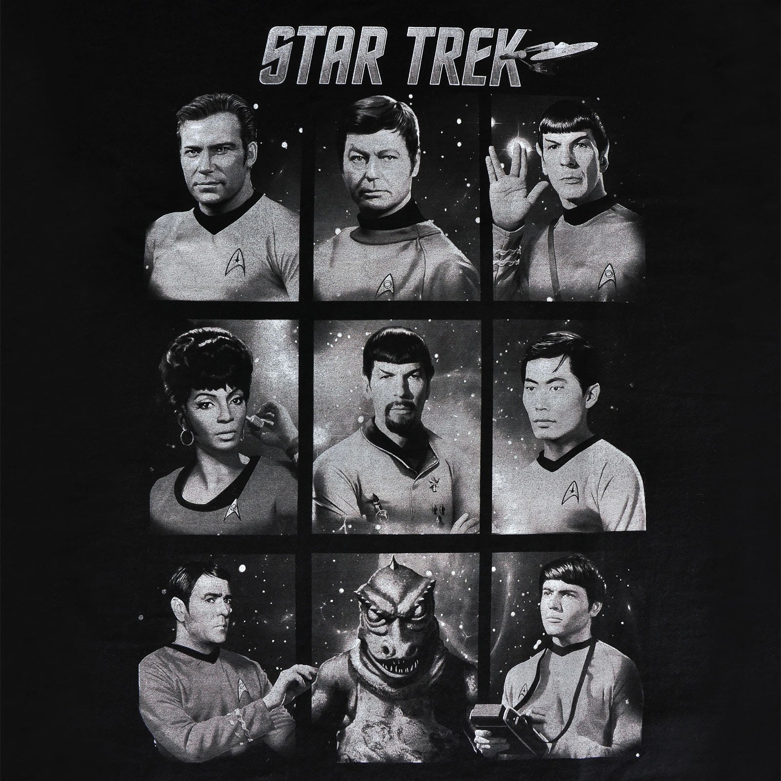 Zdjęcie produktu Star Trek - Koszulka Characters czarna