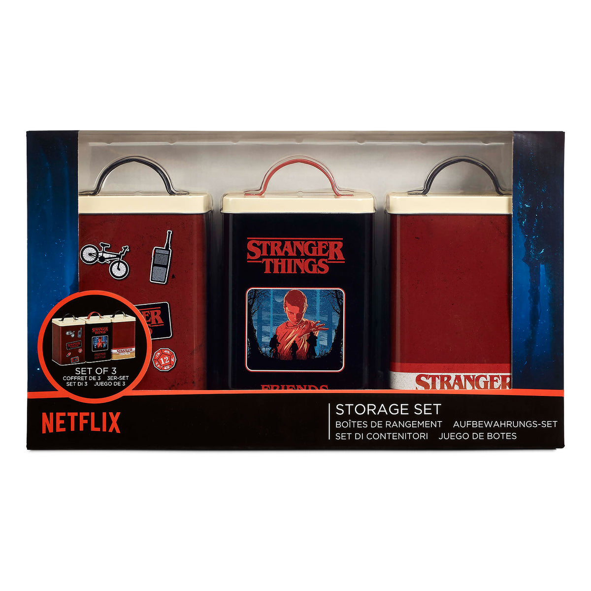 Zdjęcie produktu Stranger Things - Zestaw retro puszek