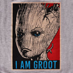 Zdjęcie produktu Guardians of the Galaxy - I Am Groot T-Shirt damskie szare