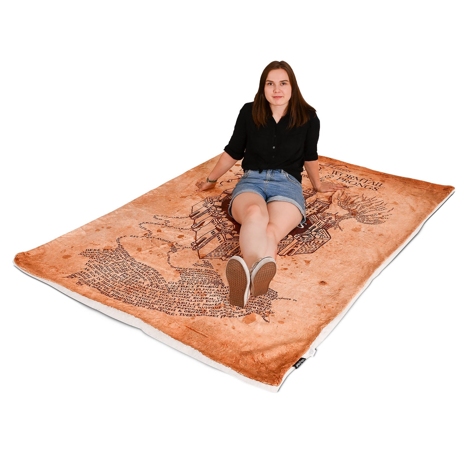 Product image Harry Potter - Marauder's Map Fluffy Blanket with Teddy Fur