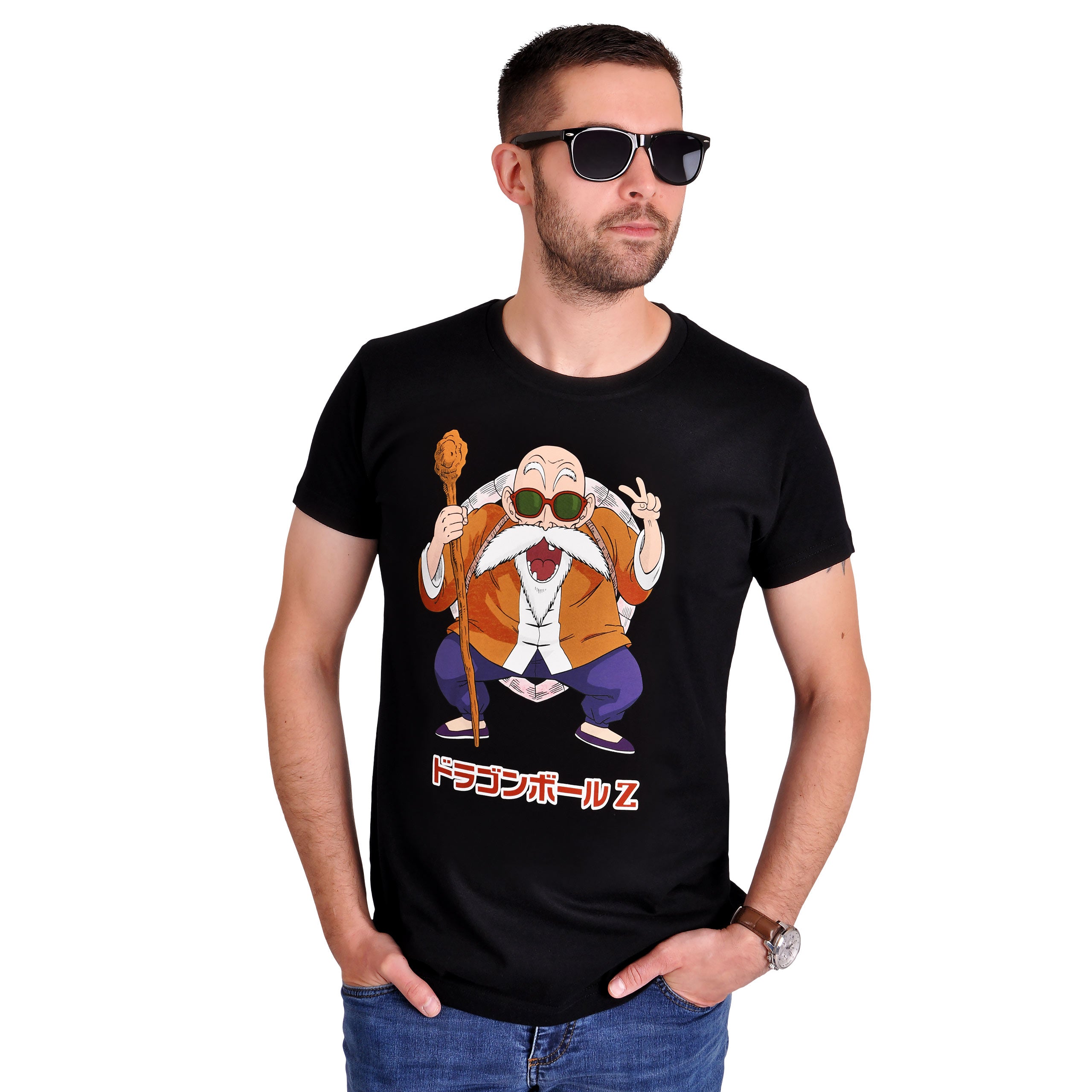 Zdjęcie produktu Dragon Ball Z - Muten Roshi T-Shirt czarne
