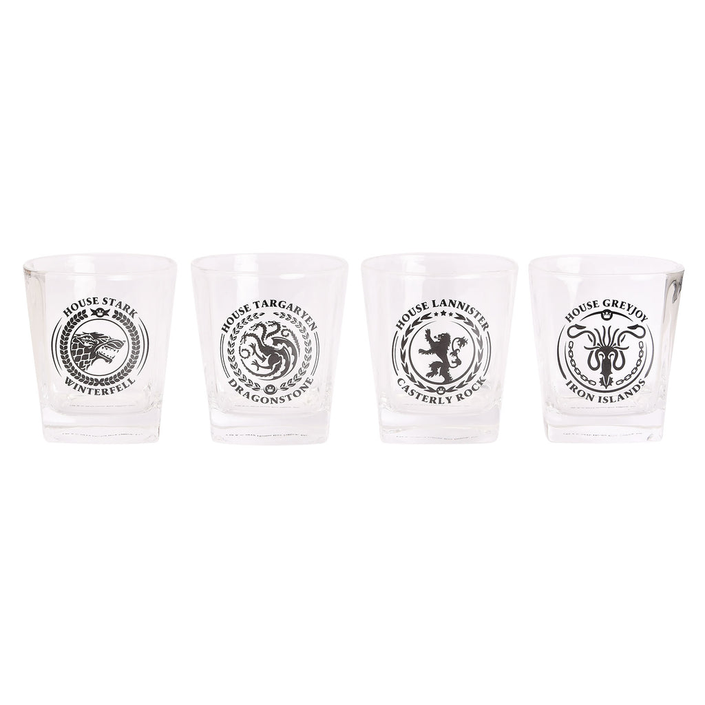 Product image Game of Thrones - House Crests Glass Set 4-piece