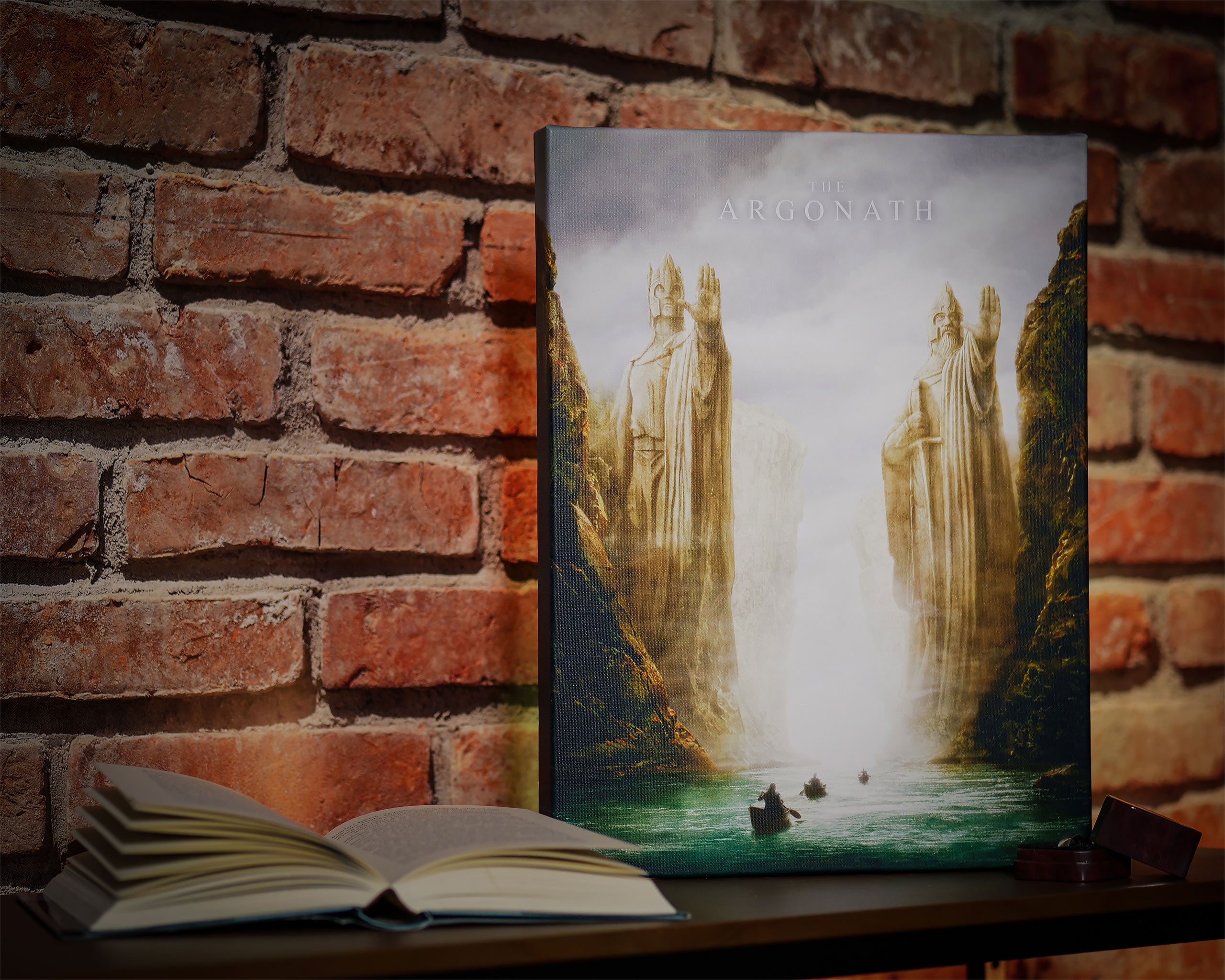 Product image The Lord of the Rings - Argonath wall picture with light