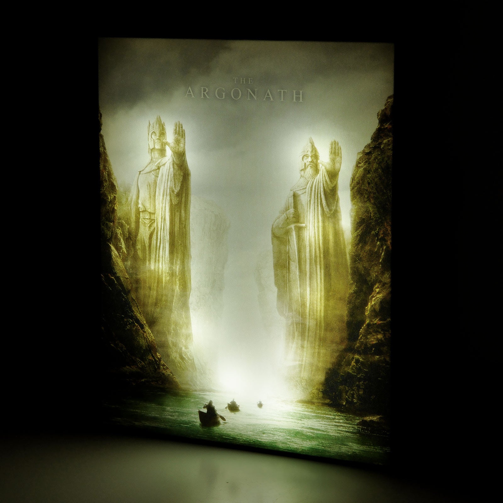 Zdjęcie produktu Władca Pierścieni - Obraz ścienny Argonath z podświetleniem