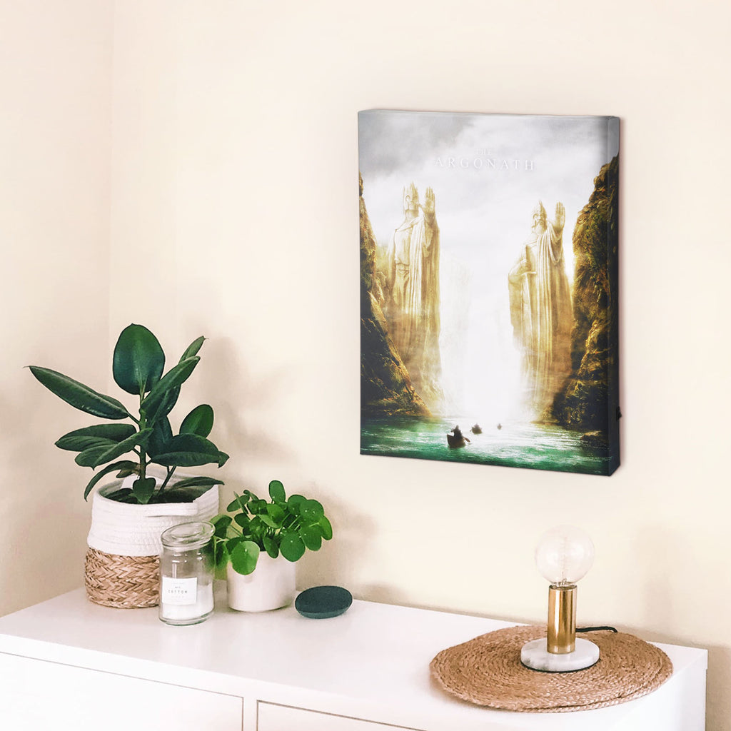 Product image The Lord of the Rings - Argonath wall picture with light