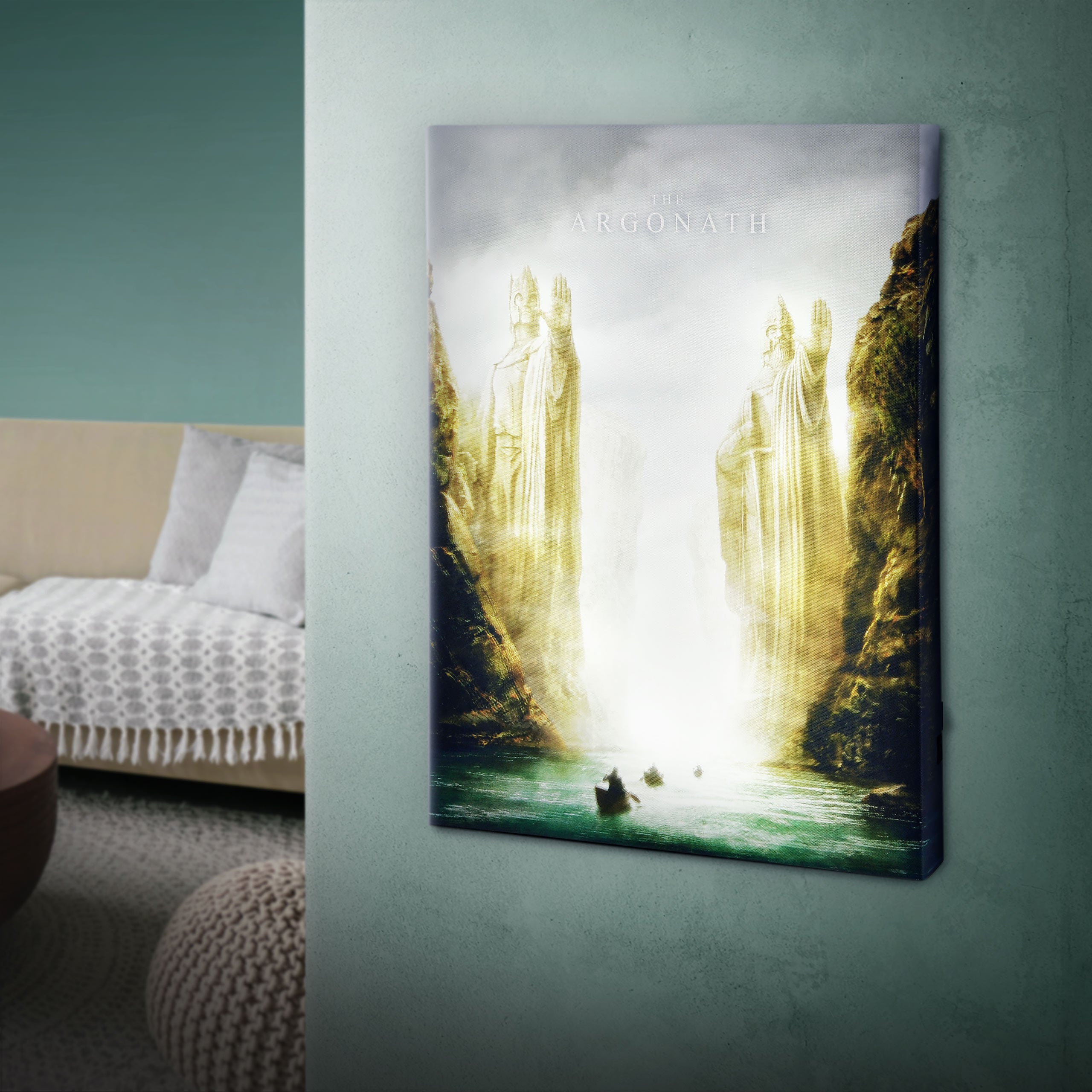 Product image The Lord of the Rings - Argonath wall picture with light