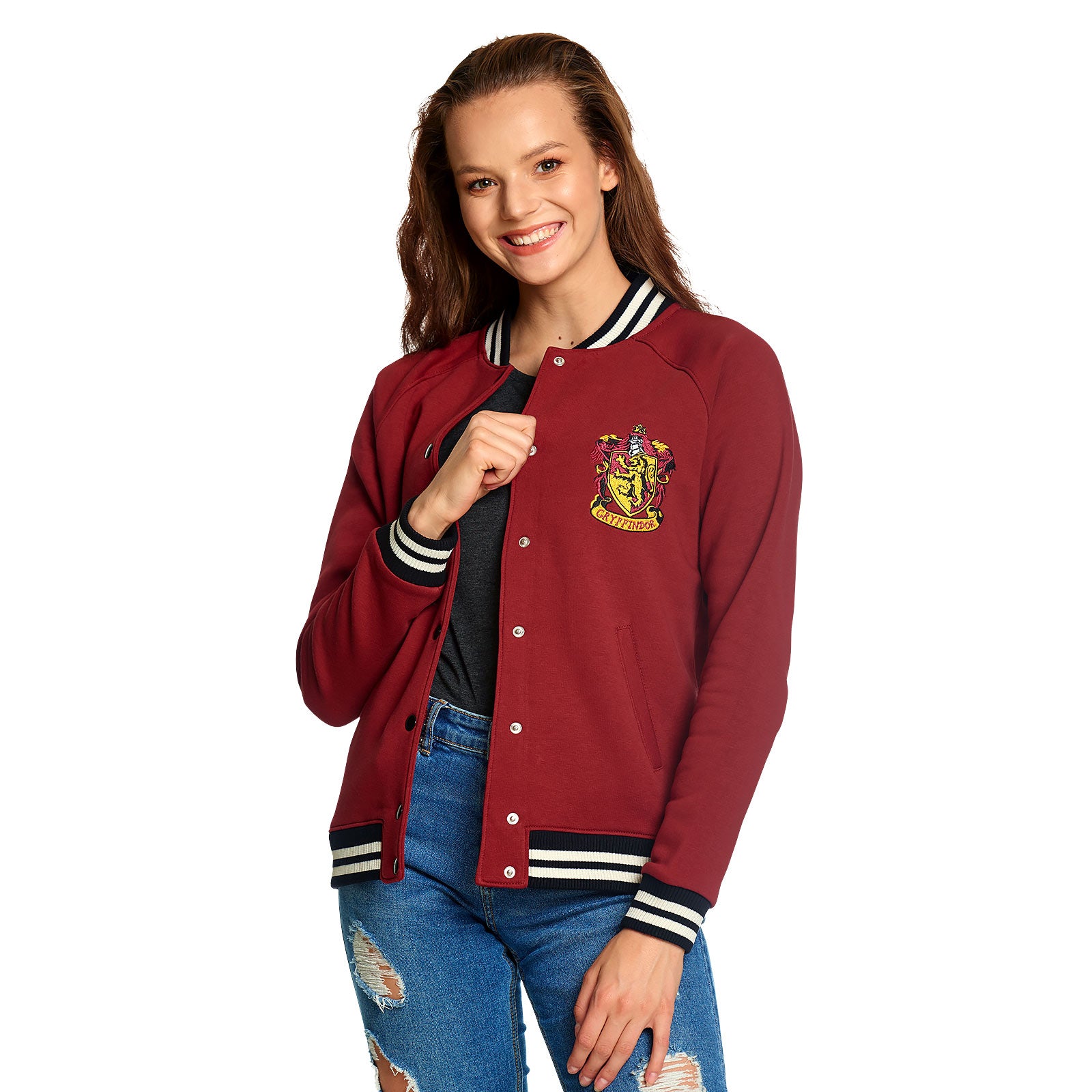 Zdjęcie produktu Harry Potter - Gryffindor Herb Bluza College Damska czerwona