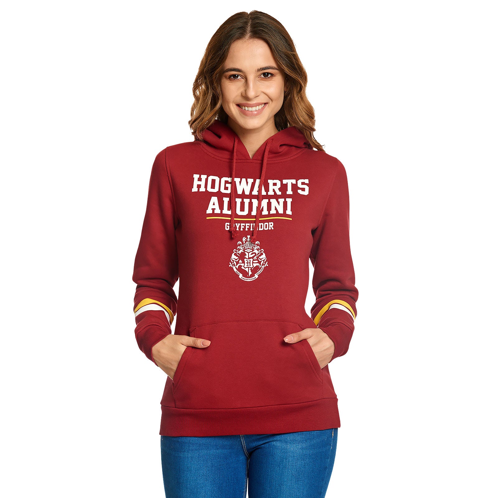 Zdjęcie produktu Harry Potter - Gryffindor Hogwarts Alumni Hoodie damski czerwony