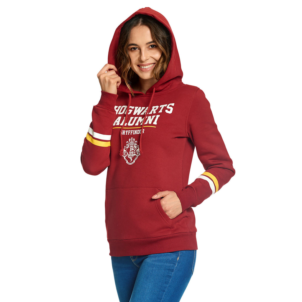 Zdjęcie produktu Harry Potter - Gryffindor Hogwarts Alumni Hoodie damski czerwony