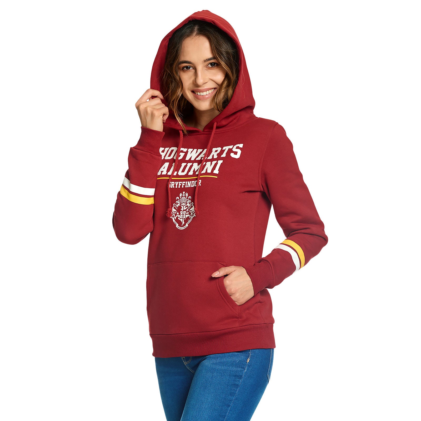 Zdjęcie produktu Harry Potter - Gryffindor Hogwarts Alumni Hoodie damski czerwony