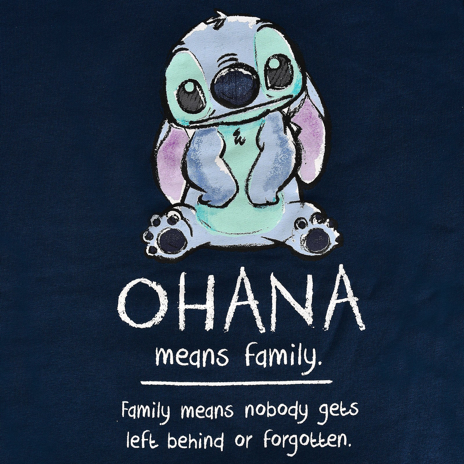 Zdjęcie produktu Lilo & Stitch - Ohana Means Family Hoodie damski niebieski