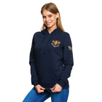 Zdjęcie produktu Captain Marvel - Bluza z kapturem Star Logo damska niebieska