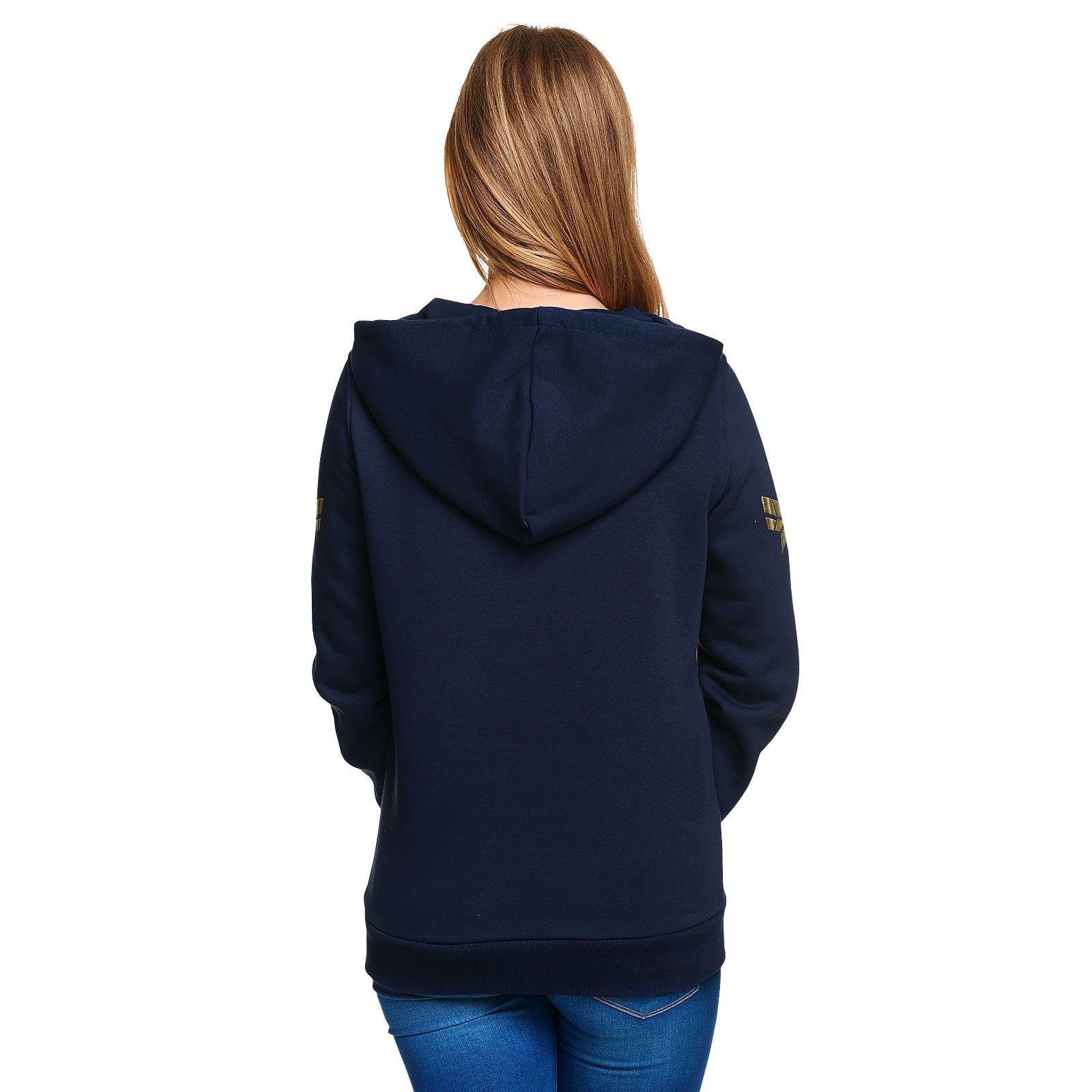 Zdjęcie produktu Captain Marvel - Bluza z kapturem Star Logo damska niebieska