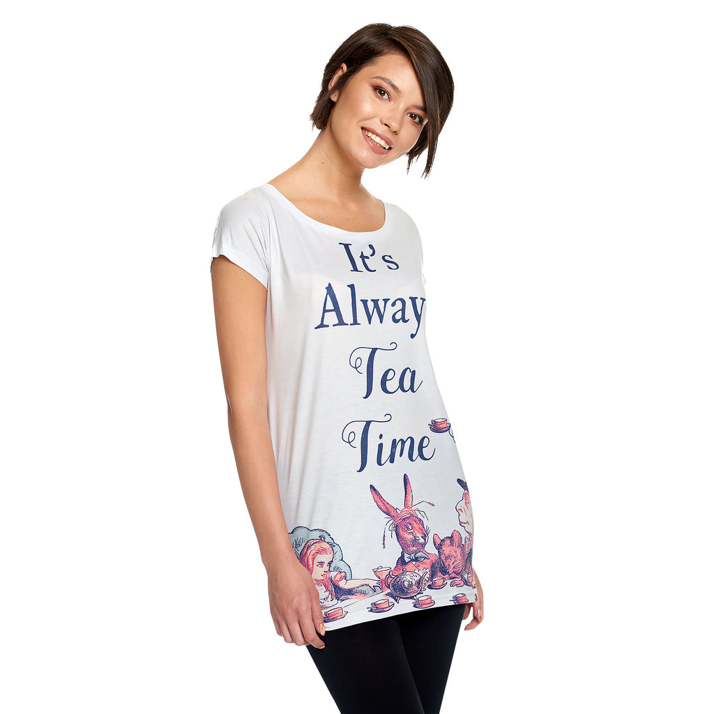 Zdjęcie produktu Tea Time damska koszulka dla fanów Alicji w Krainie Czarów