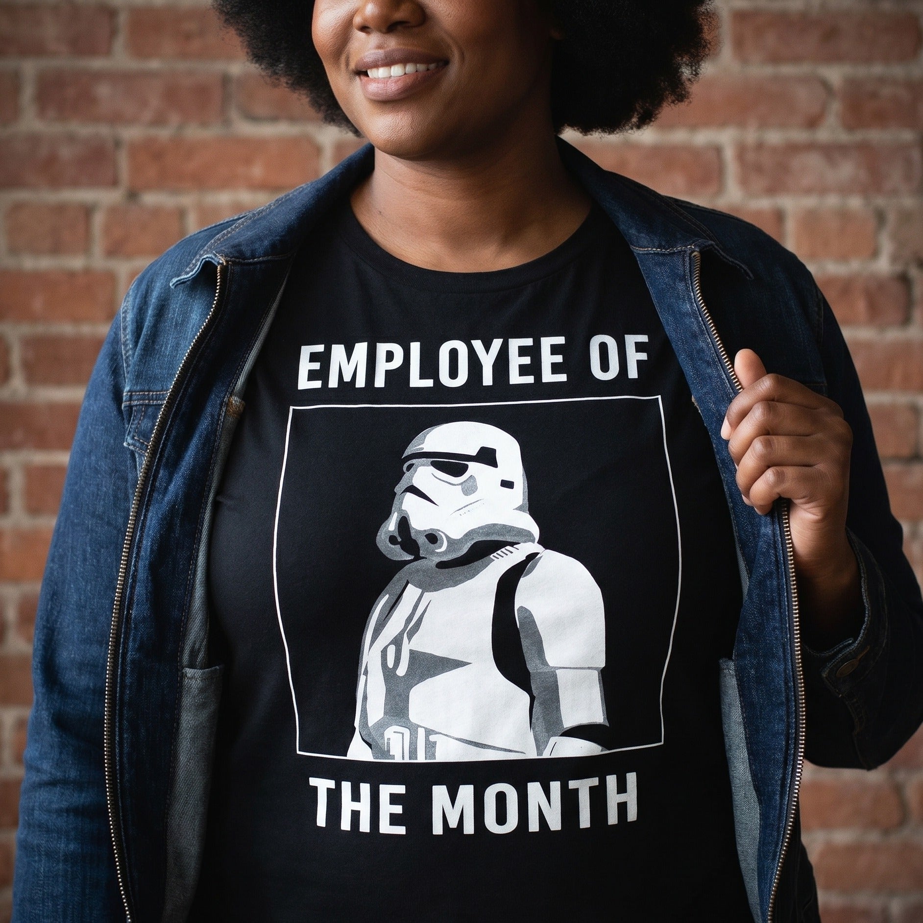 Zdjęcie produktu Star Wars - Stormtrooper Pracownik Miesiąca T-Shirt czarne