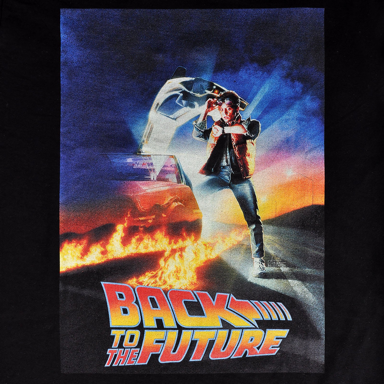 Zdjęcie produktu Powrót do przyszłości - Koszulka z plakatem Marty McFly czarna