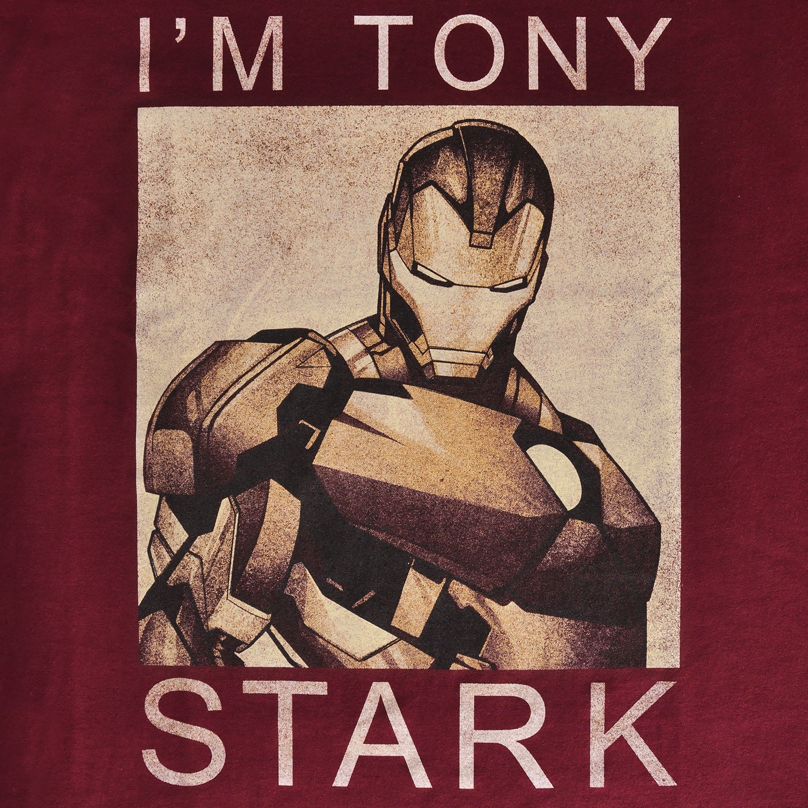 Zdjęcie produktu Iron Man - Jestem Tony Stark T-Shirt czerwony