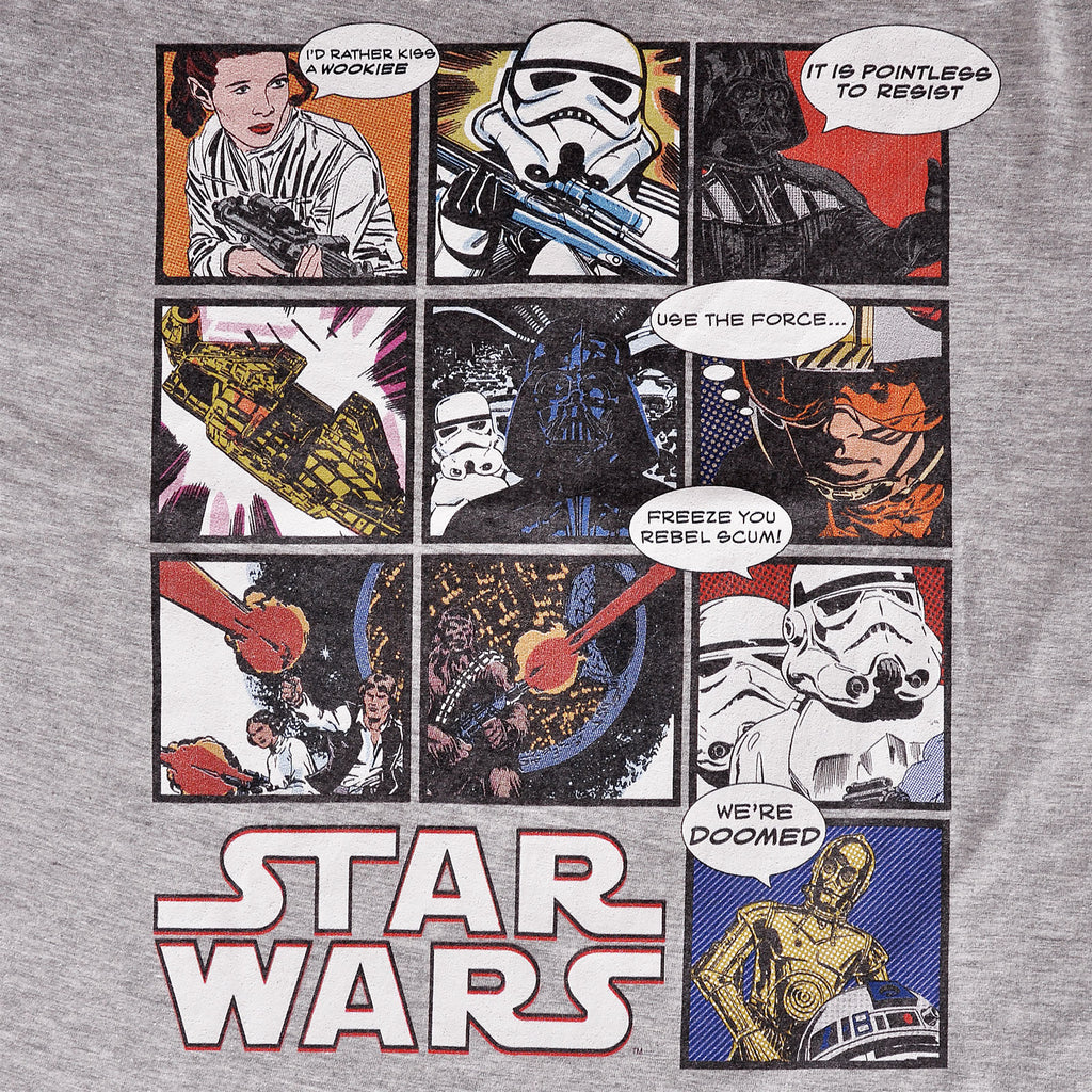 Zdjęcie produktu Star Wars - Szara koszulka z komiksem