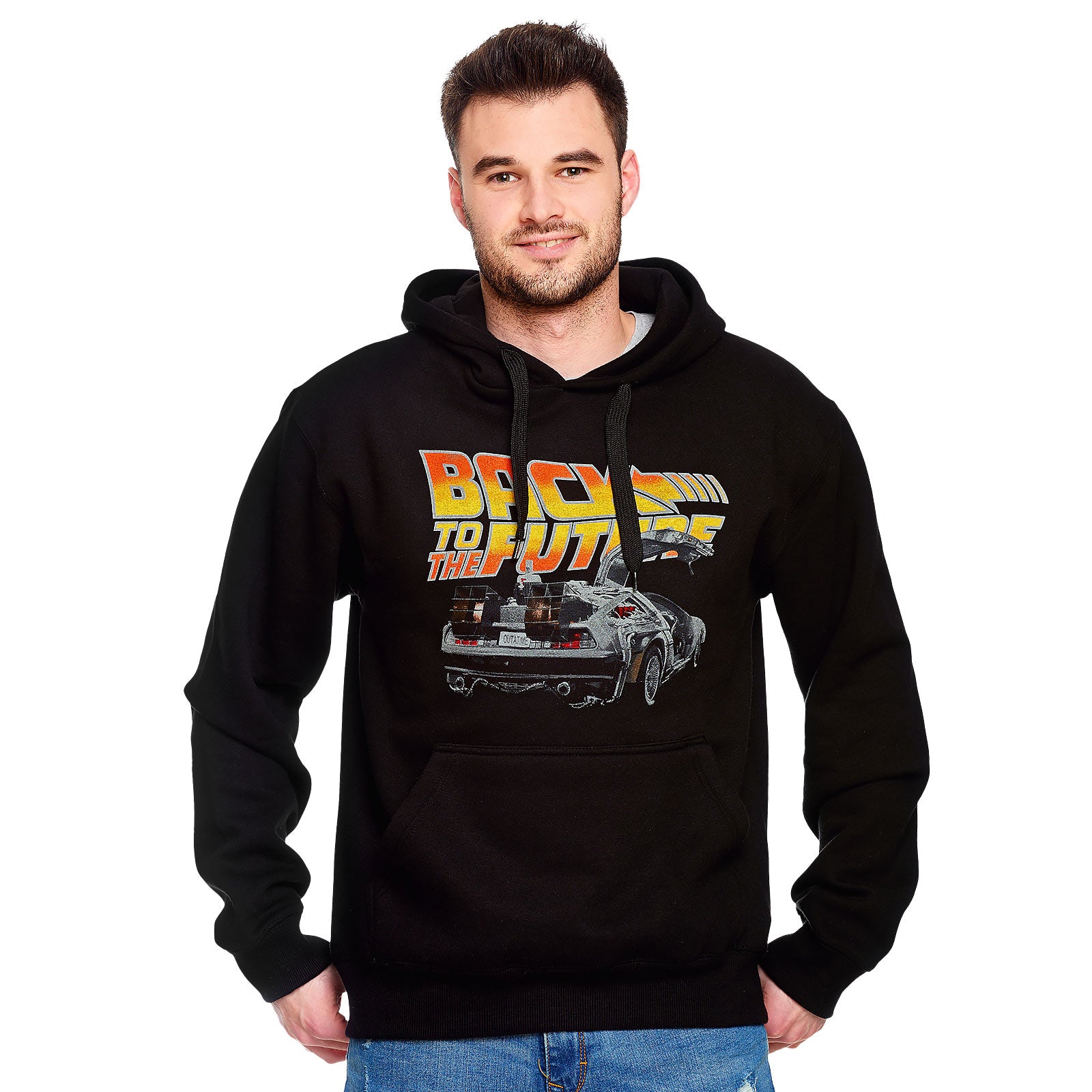 Product image Back to the Future - DeLorean Hoodie Black
