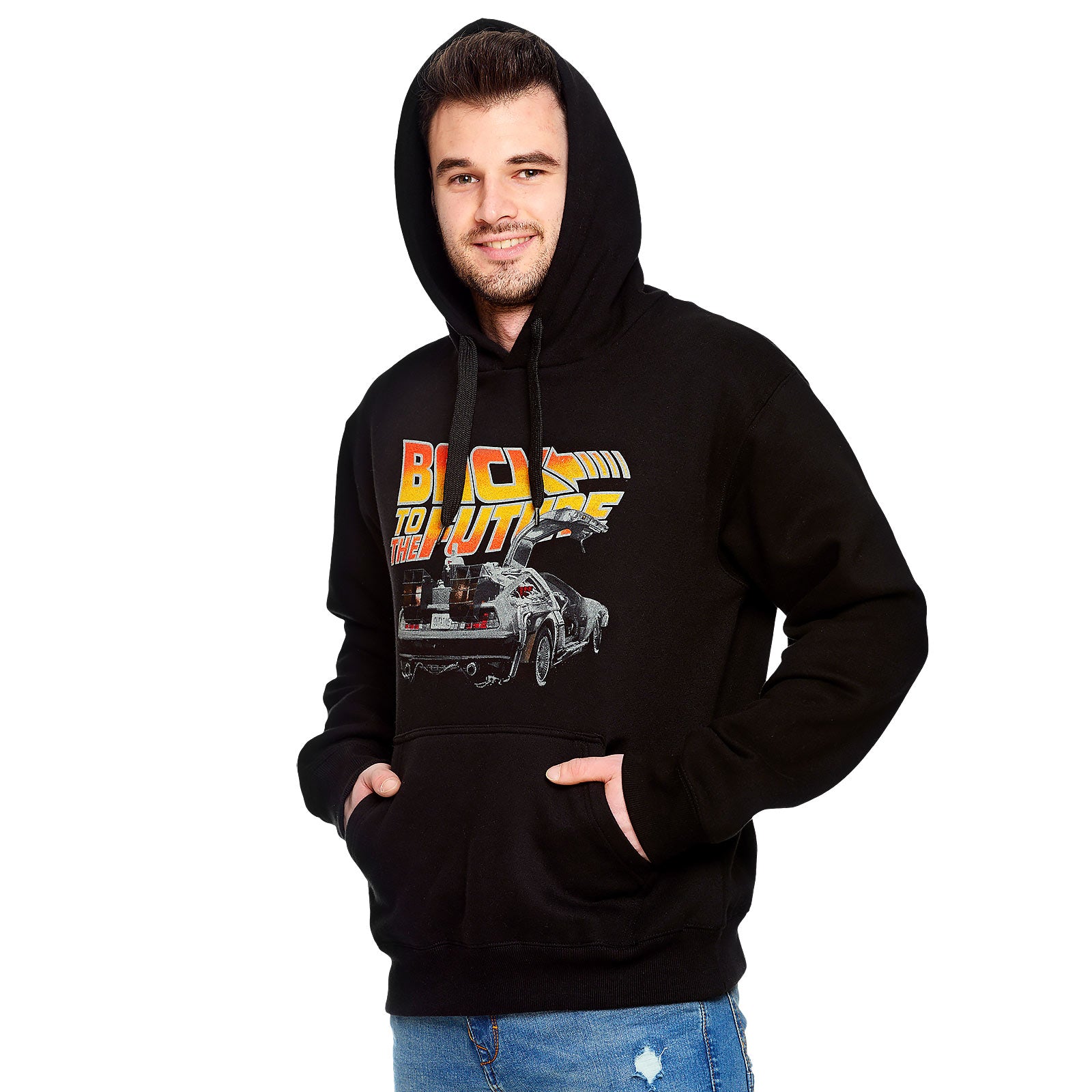 Product image Back to the Future - DeLorean Hoodie Black