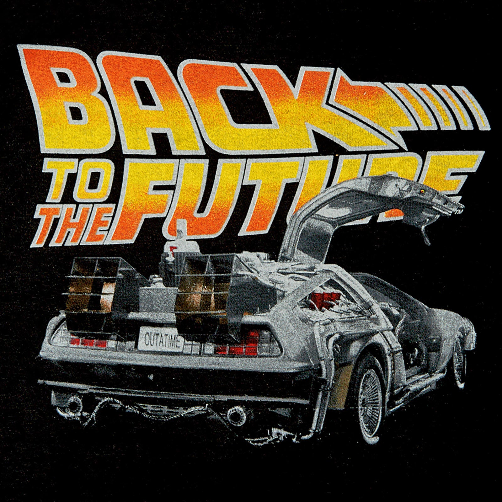 Product image Back to the Future - DeLorean Hoodie Black