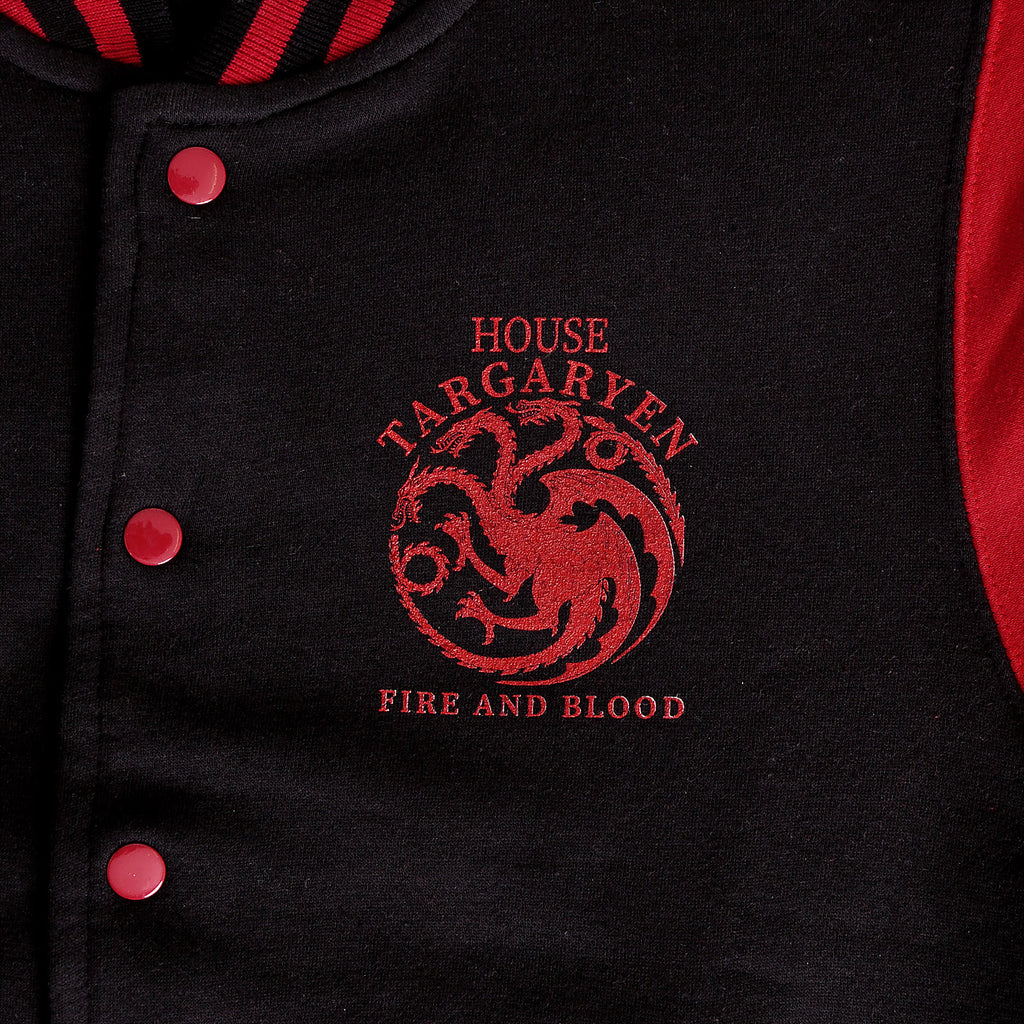 Zdjęcie produktu Gra o Tron - Kurtka College House Targaryen czarno-czerwona