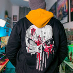 Zdjęcie produktu Punisher - Blood Skull Kurtka College czarno-biała
