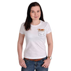 Zdjęcie produktu Gremlins - Pocket Gizmo T-Shirt damskie białe