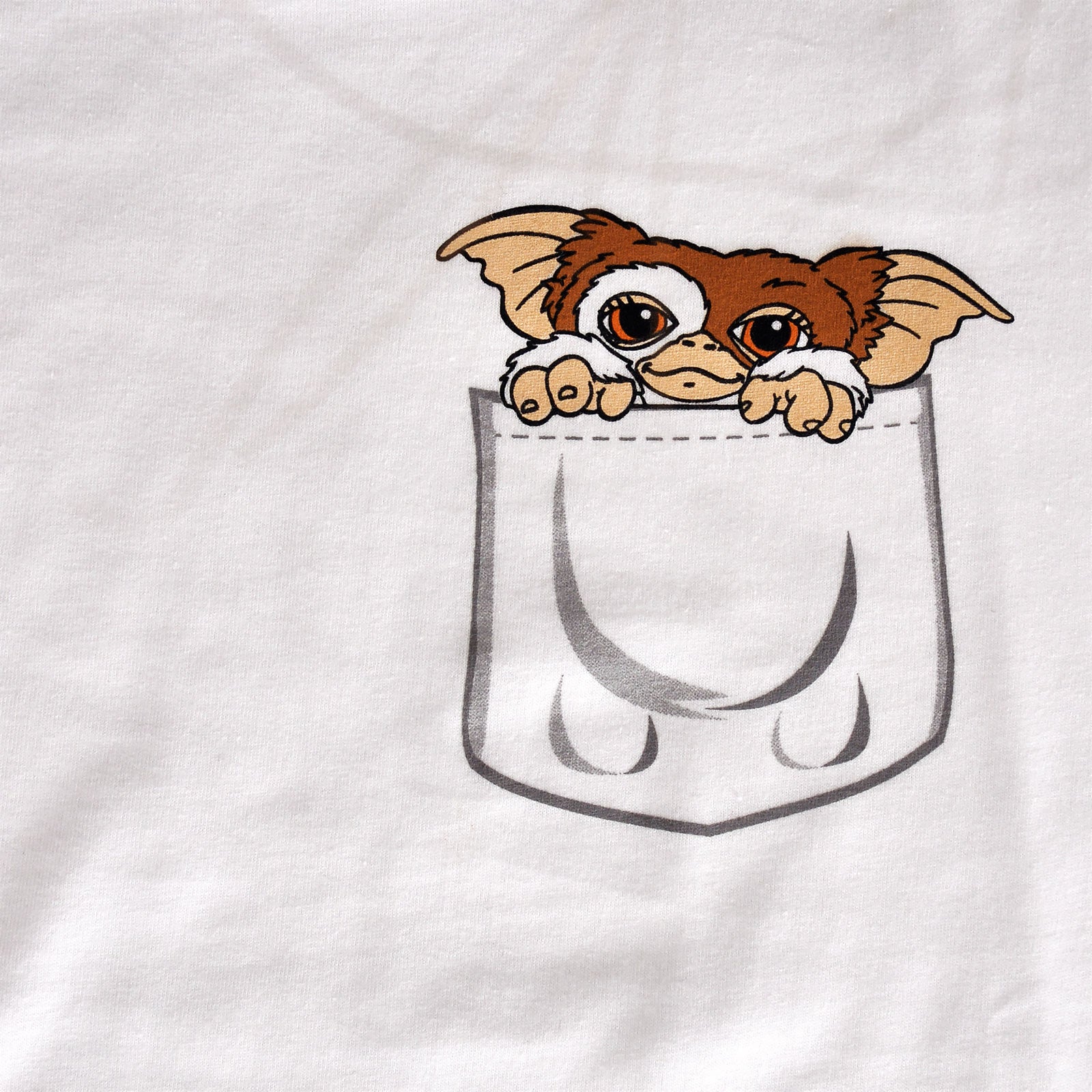 Zdjęcie produktu Gremlins - Pocket Gizmo T-Shirt damskie białe