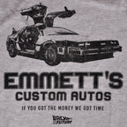 Product image Back to the Future - Emmett's Custom Autos T-Shirt grey