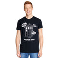 Zdjęcie produktu Doctor Who - Tardis Knock Knock T-Shirt niebieski