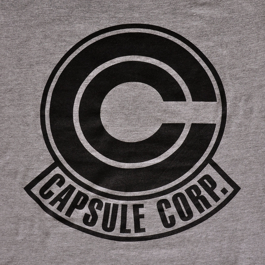 Zdjęcie produktu Dragon Ball Z - Koszulka z logo Capsule Corporation szara