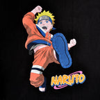 Zdjęcie produktu Naruto Uzumaki Kick T-Shirt czarne