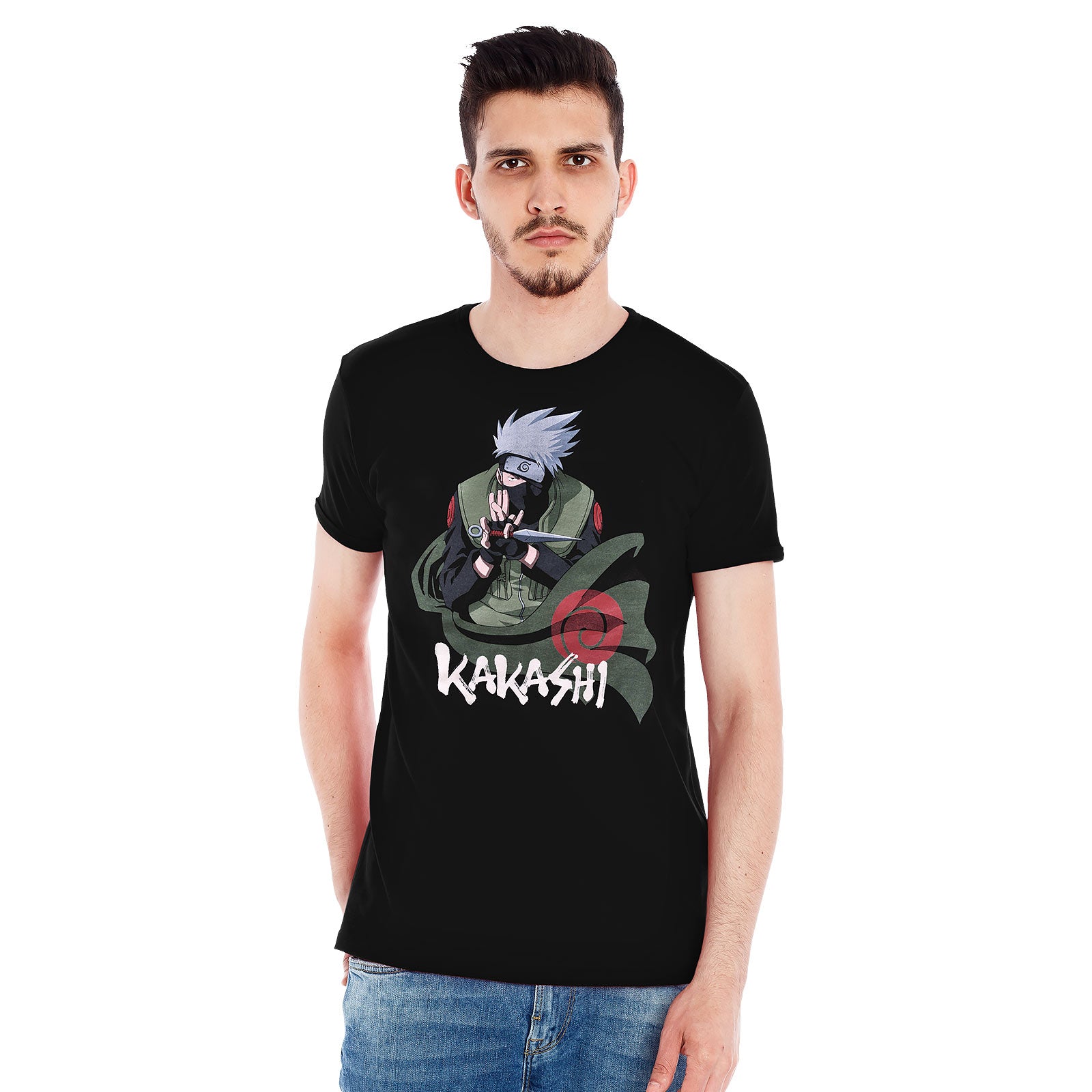 Zdjęcie produktu Naruto - Kakashi Knife T-Shirt czarne