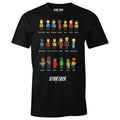 Product image Star Trek - Pixel Characters T-Shirt Black