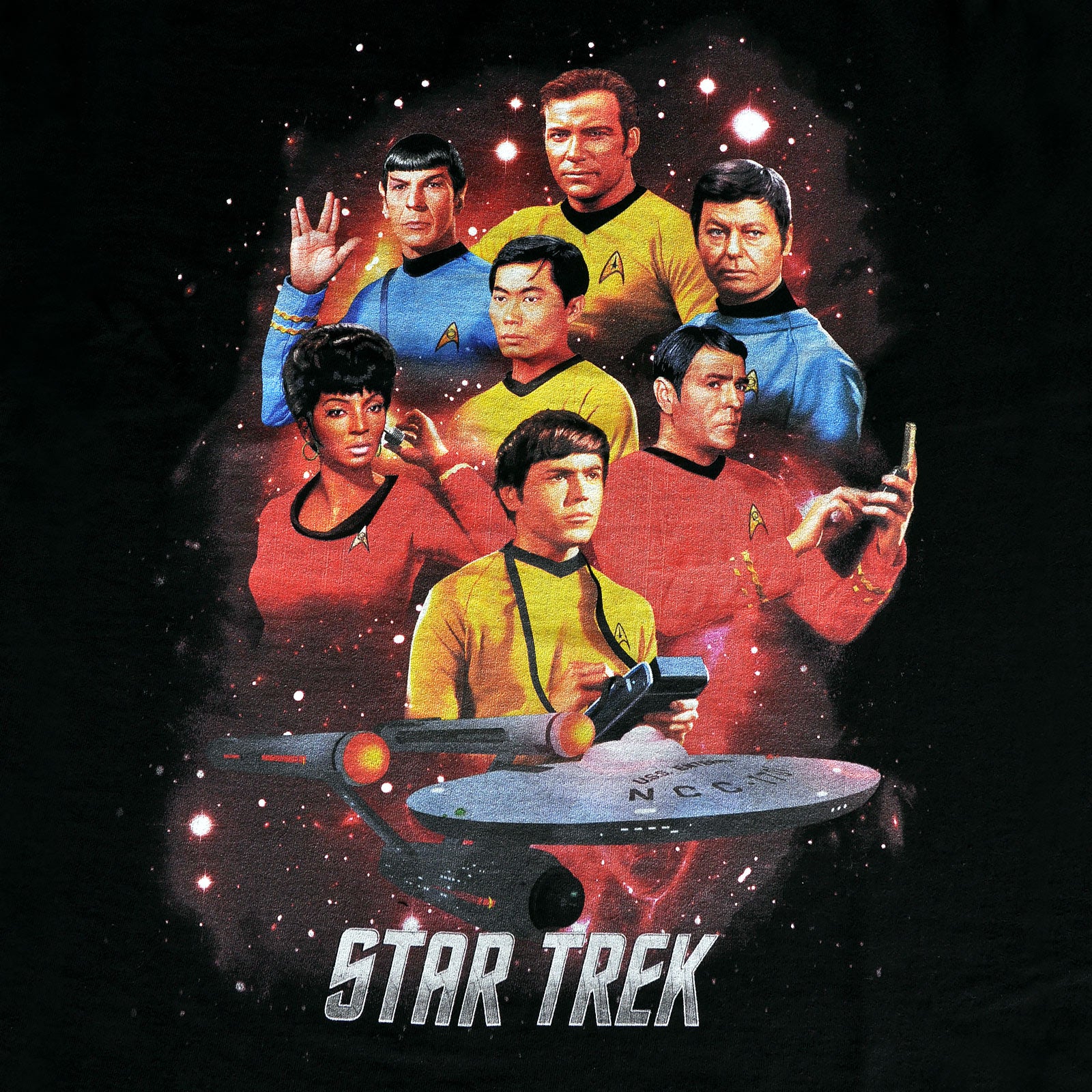 Zdjęcie produktu Star Trek - Koszulka załogi Enterprise czarna