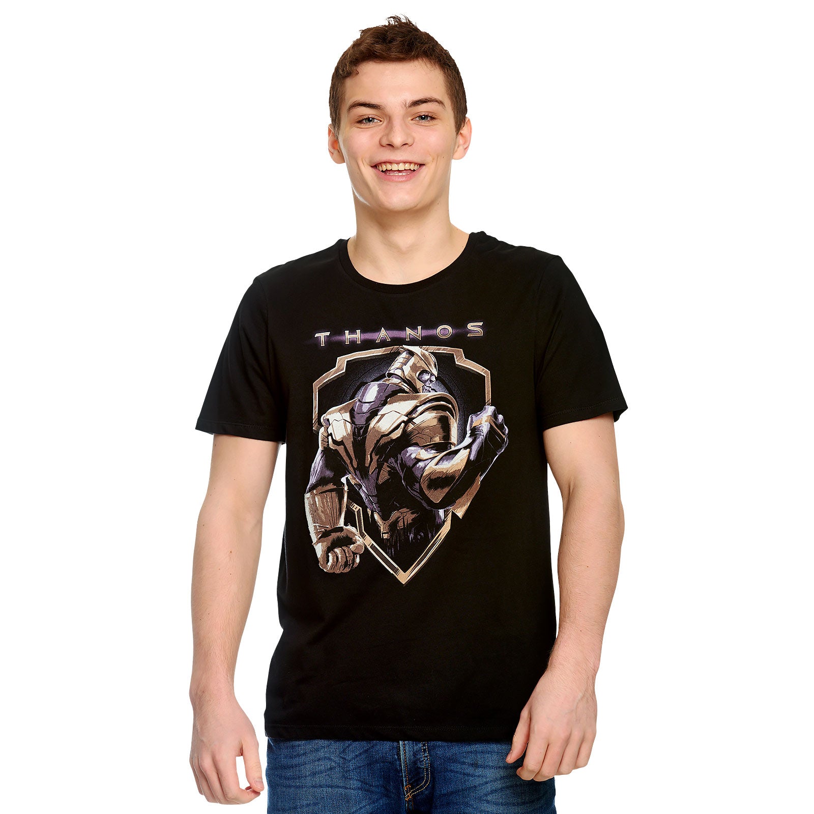 Zdjęcie produktu Avengers - Thanos Crest T-Shirt czarne