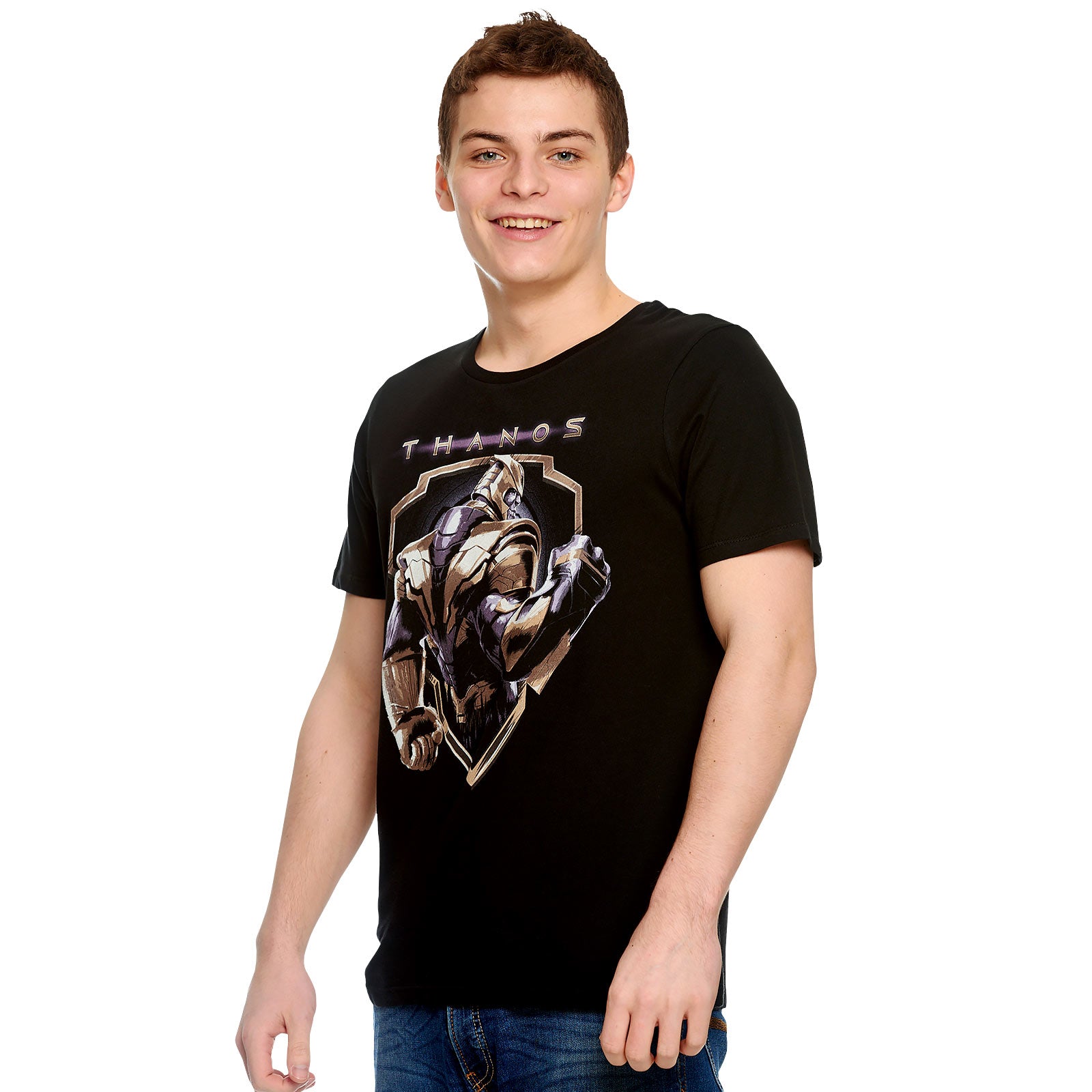 Zdjęcie produktu Avengers - Thanos Crest T-Shirt czarne