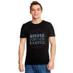 Zdjęcie produktu Captain Marvel - Higher Further Faster T-Shirt czarne
