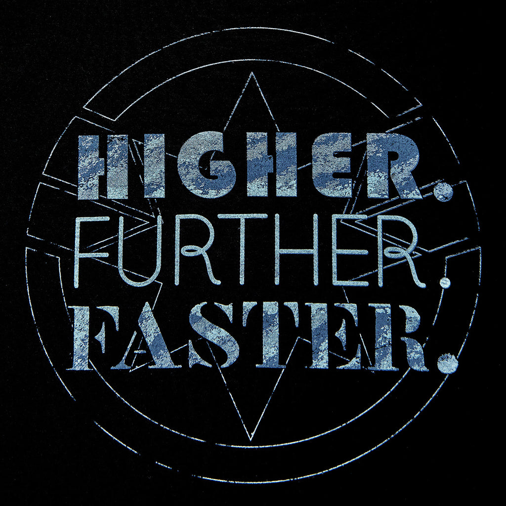 Zdjęcie produktu Captain Marvel - Higher Further Faster T-Shirt czarne