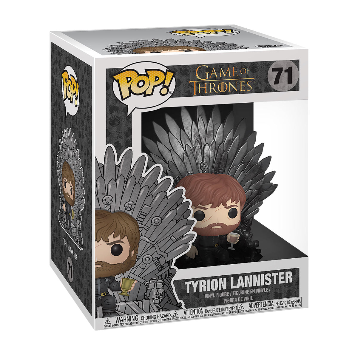 Zdjęcie produktu Gra o Tron - Tyrion Lannister z Żelaznym Tronem Funko Pop Figurka