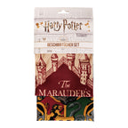 Zdjęcie produktu Harry Potter - Zestaw ręczników kuchennych z Mapą Huncwotów i herbem Hogwartu